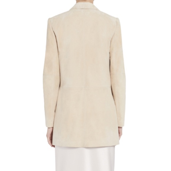 Alice + Olivia Xavier Suede Drape Jacket - Picture 2 of 6